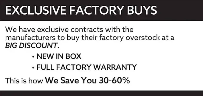 Exclusive Factory Buys