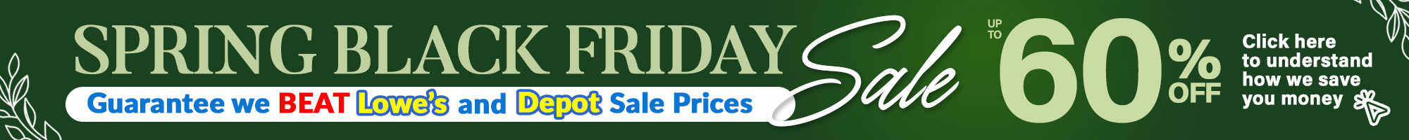 Spring Black Friday Sale Banner