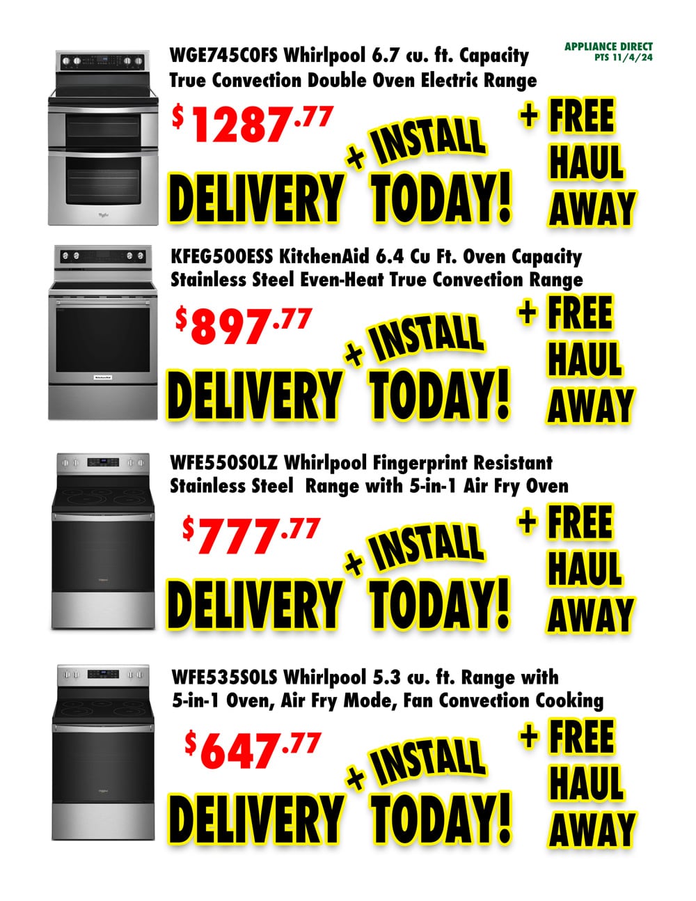 Same Day Ranges Ad