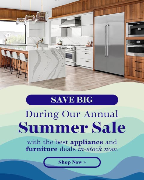Save big. During our annual summer sale with the best appliance and furniture deals in-stock - shop now