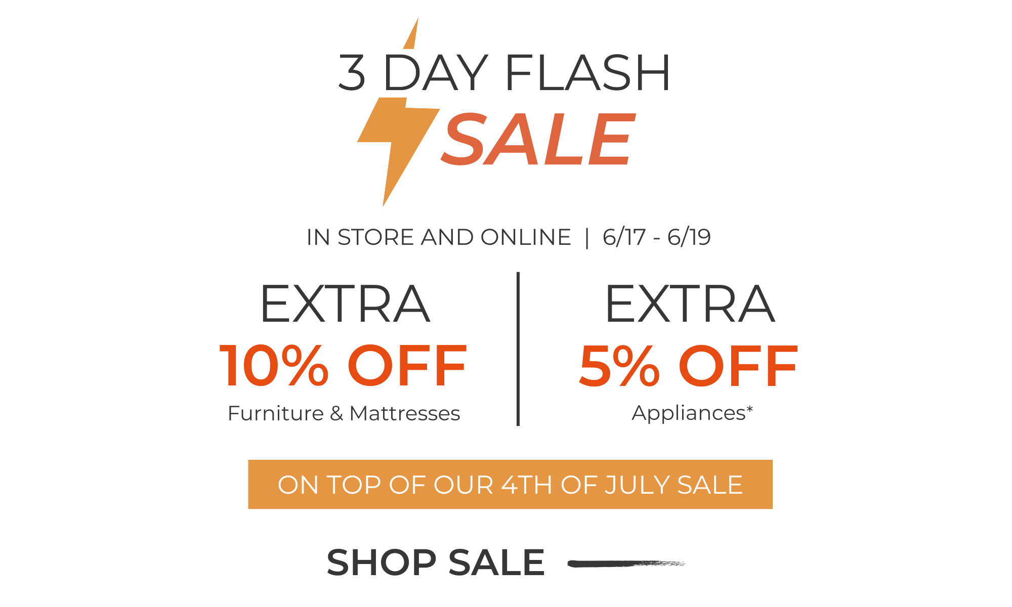 3 Day Flash Sale