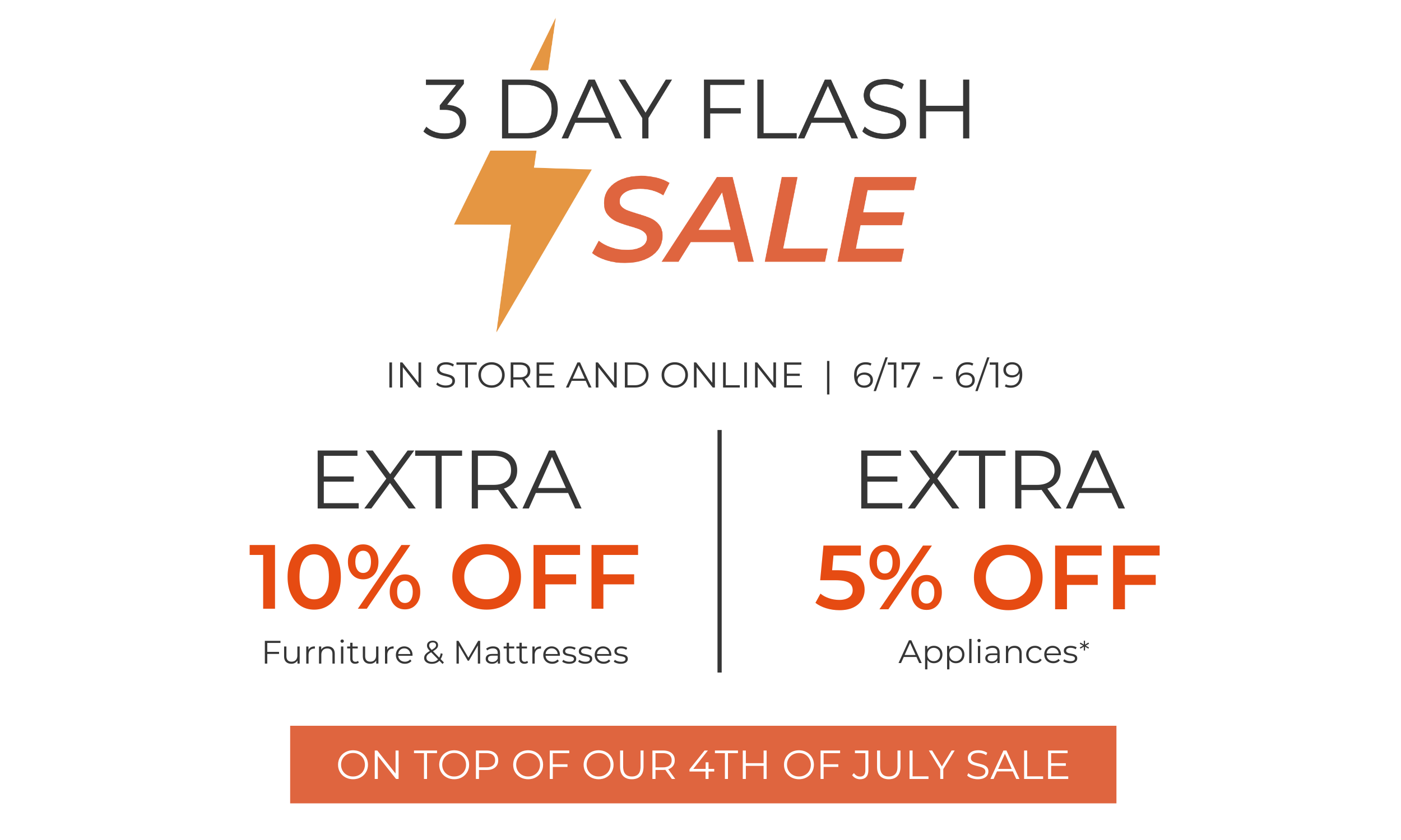 3 Day Flash Sale