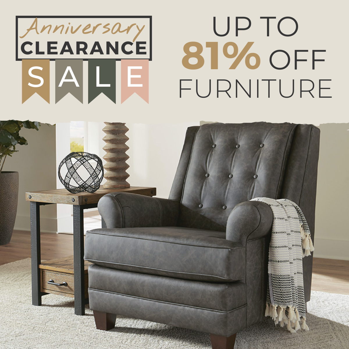60% off Furniture