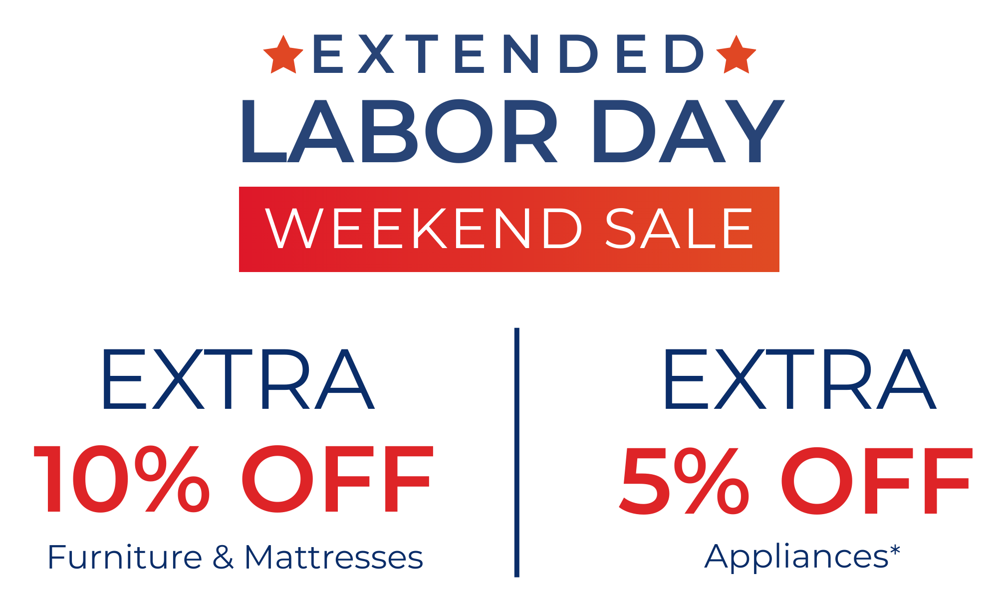 Extended Labor Day Super Sale