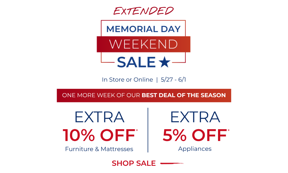 Extended Memorial Day Weekend Sale