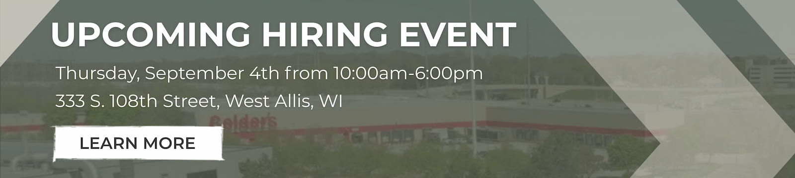 Upcoming Hiring Event