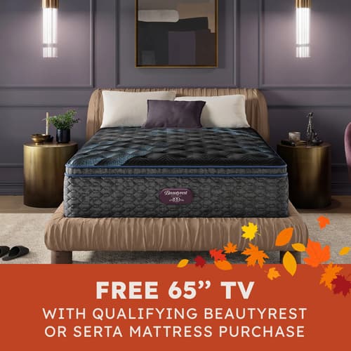 Free 65’’ TV with qualifying Beautyrest or Serta Mattress purchase