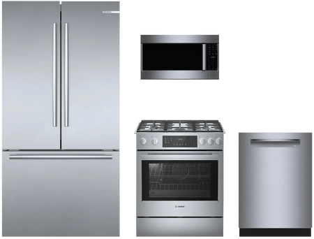 Bosch 4 Piece Stainless Steel Kitchen Package