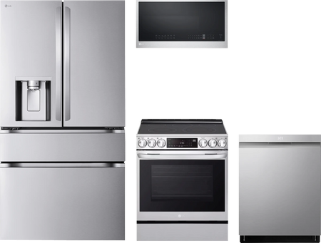 LG 4 Piece Stainless Steel Kitchen Package