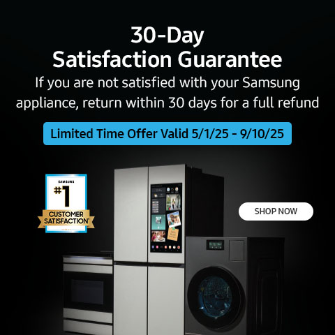 30 day satisfaction guarantee - limited time offer - 5/1 to 9/10 - shop now