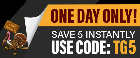 Happy Thanksgiving EXTRA 5% OFF USE CODE: TG5 Today Only, Online Only
