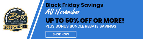 Black Friday! - Up to 50% Off Appliances - Plus bundle rebates for ultimate savings