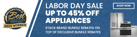 Labor Day Sale - Up to 45% Off Appliances