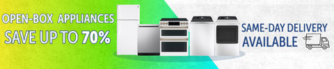 Save Up to 70% on Open-Box Appliances