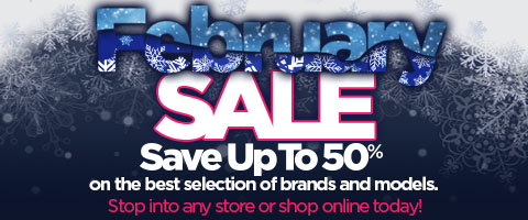 february deals - the countdown is on - save up to 50% on the best selection of brands and models