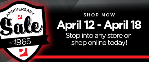 Anniversary Sale April 12-April 18: Stop into any store or shop online today! Shop Now