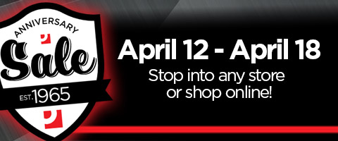 Anniversary Sale April 12-April 18: Stop into any store or shop online starting this Sunday!