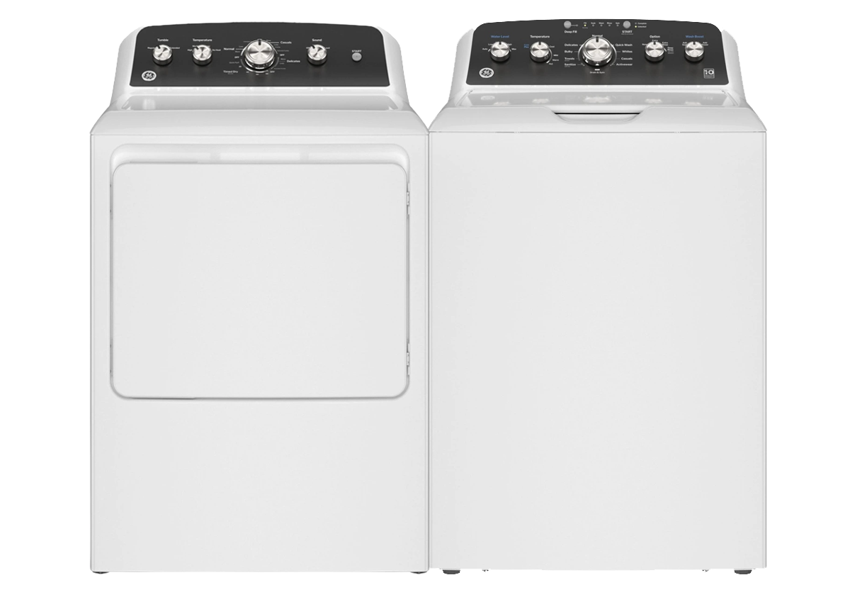GE® White Washer & Dryer