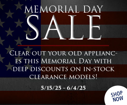 memorial day sale - shop deep discounts on in stock clearance models - 5/15 - 6/4 - shop now
