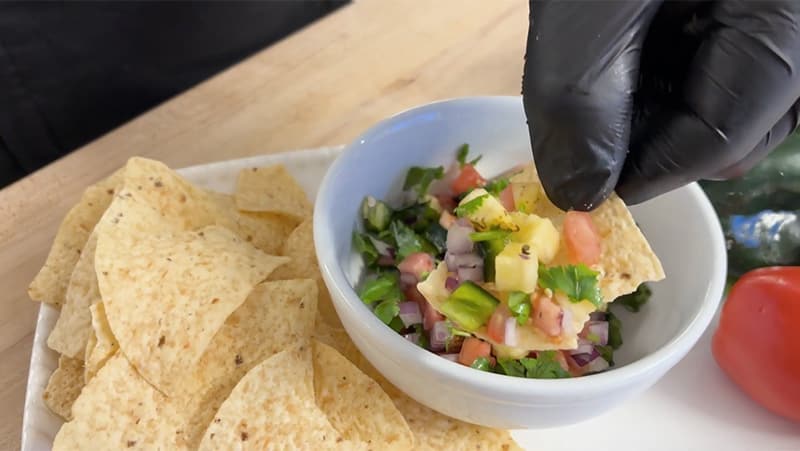 3 Levels of Salsa Heat - Mild