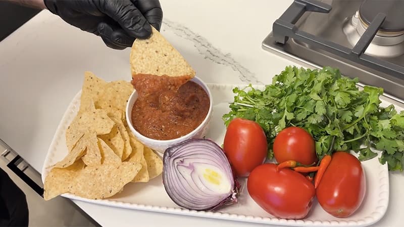3 Levels of Salsa Heat - Hot