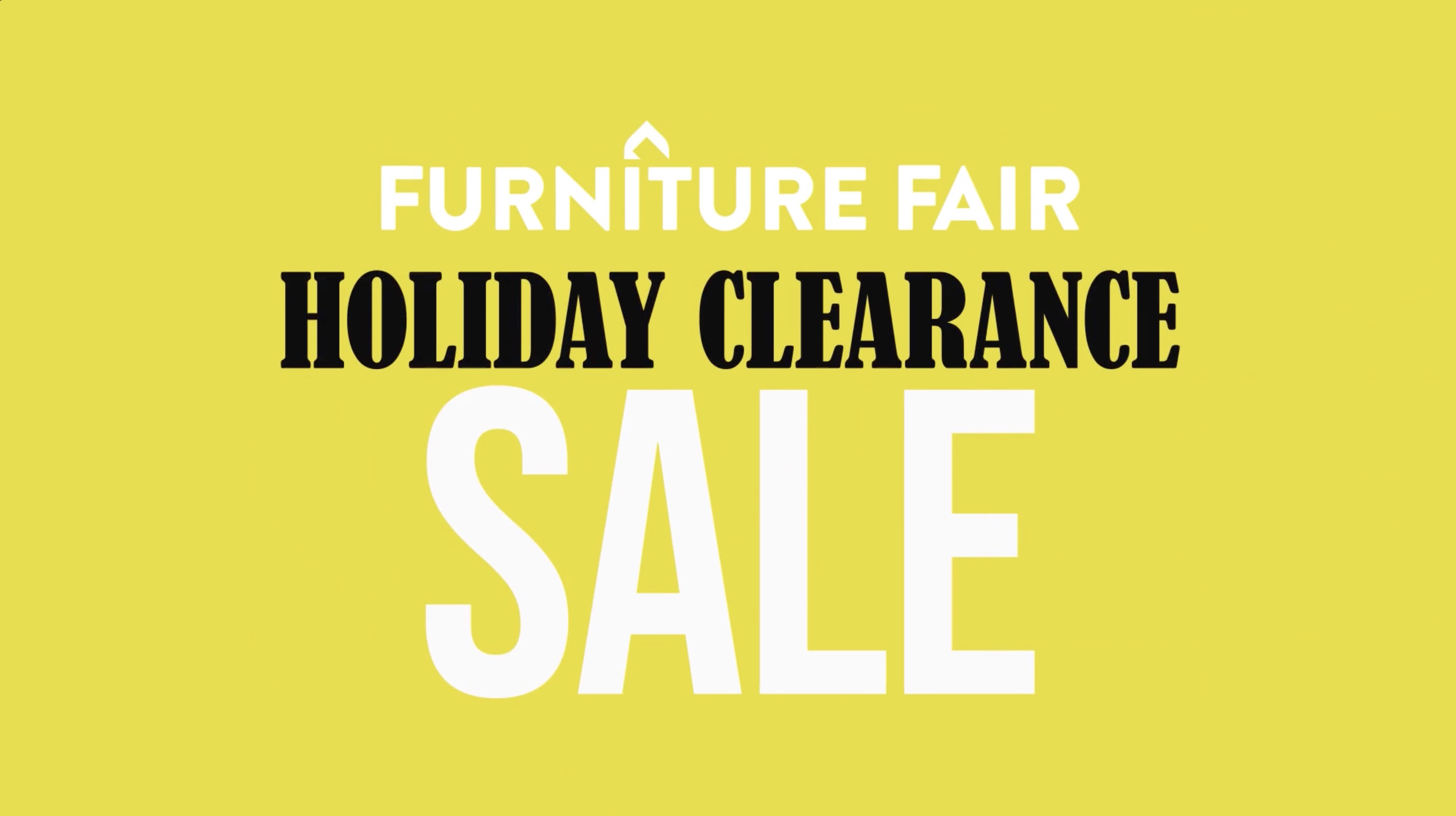 Holiday Clearance Sale