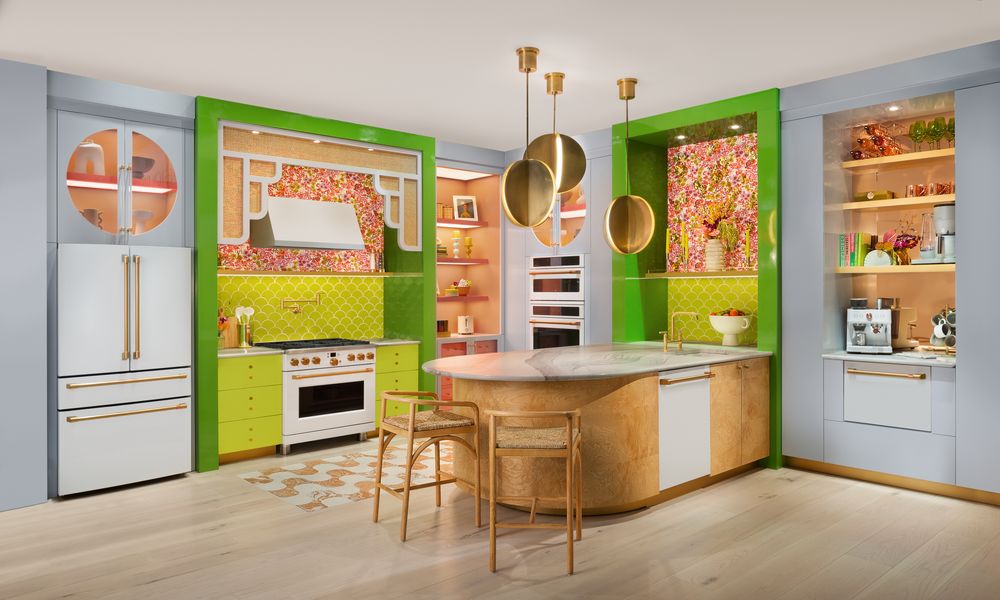 Modern Kitchen with Café appliances.