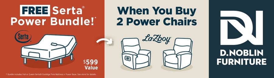 2 great chairs 1 low price. la-z-boy