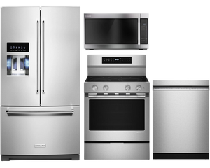 KitchenAid 4 piece stainless steel kitchen package