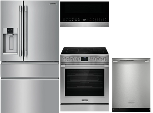 frigidaire pro 4 piece stainless steel kitchen package