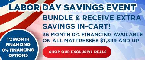 Labor Day Savings Event! BUNDLE & RECEIVE EXTRA SAVINGS IN-CART - Shop Now