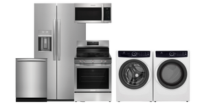 Frigidaire Gallery Refrigerator, Range, Dishwasher, Microwave, Washer & Dryer
