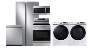 samsung Refrigerator, Range, Dishwasher, Microwave, Washer & Dryer