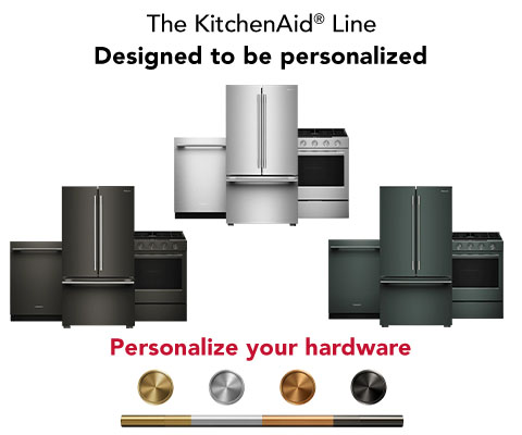 The KitchenAid® Line Designed to be personalized Personalize your hardware - Shop Now