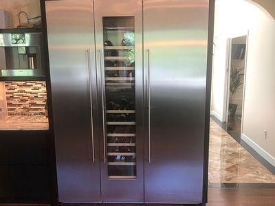 Gaggenau All Fridge, All Freezer, And Wine Unit
