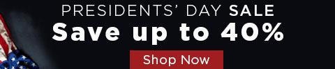 Presidents Day Sale. Save up to 40%. Shop Now