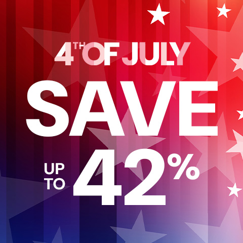 July 4th Sale - Save up to 42%