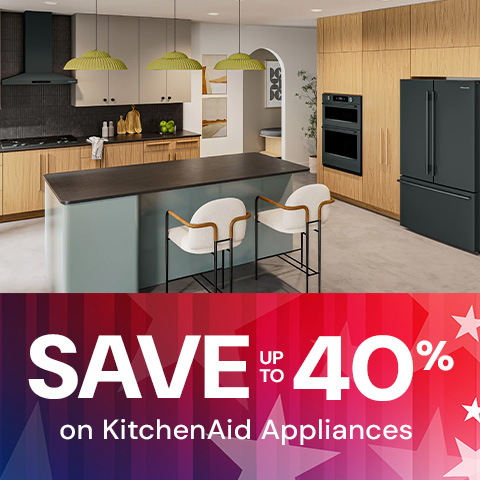 Save up to 40% on KitchenAid Appliances