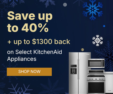 Year End Savings KitchenAid - Save up to 40% + up to $1300 back