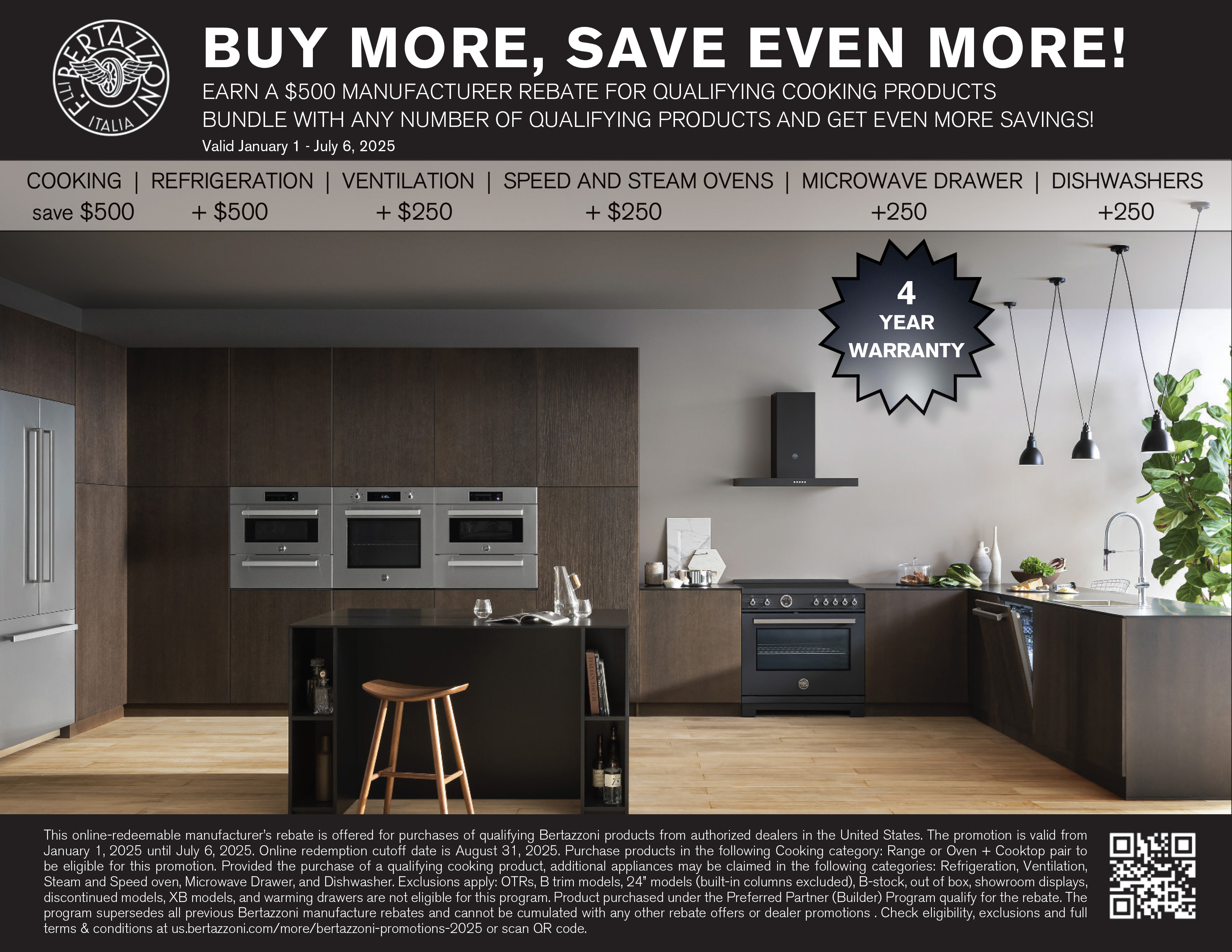 Bertazzoni - Buy More Save Even More!