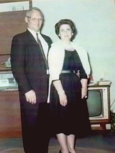 Bud and Avis Idler in the year of 1961