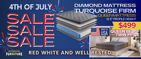 4th of july sale - queen bed twin price - diamond mattress turquoise firm queen mattress - shop now