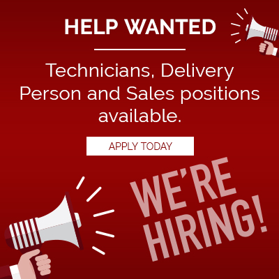 We're Hiring - apply today