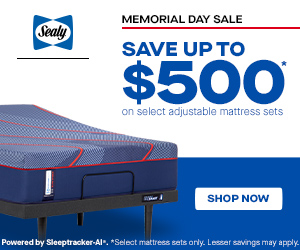 Sealy Memorial Day Promo Block