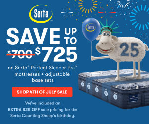 Serta iComfort July 4th Promo Block