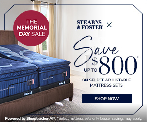 Stearns Foster Memorial Day Promo Block