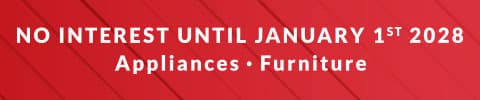 no interest until january 2028 appliances and furniture