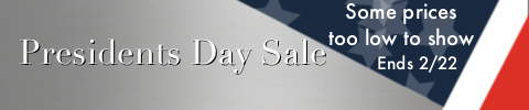 presidents day sale - some price too low to show - now until 2/22 - shop now