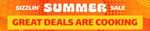 sizzlin summer sale - great deals are cooking - SHOP SALE NOW