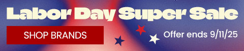 Labor Day Super Sale. Offer ends 9/11/25 - Shop Brands